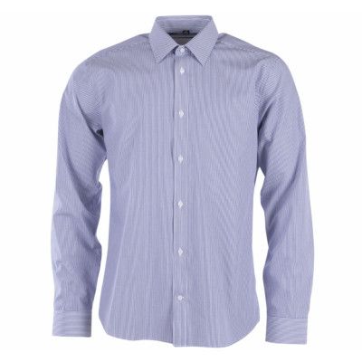 Classic L/S, Navy Stripe, 3xl,  Skjortor