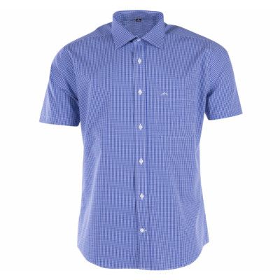 Classic S/S, Blue Check, S,  Vandringsskjortor
