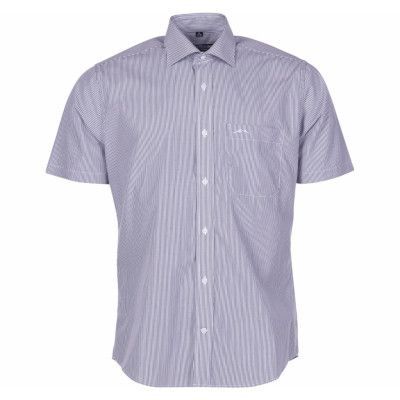 Classic S/S, Dk Navy Stripe, 2xl,  Vandringsskjortor