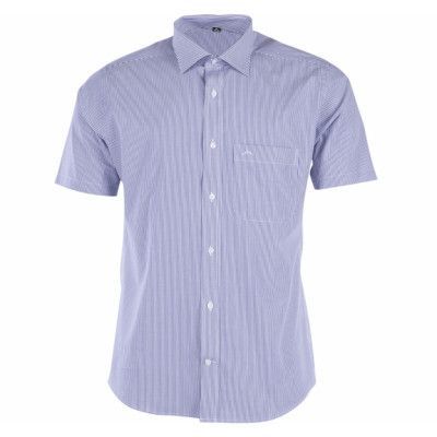 Classic S/S, Navy Stripe, S,  Vandringsskjortor