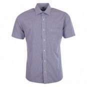 Classic Stripe Shirt S/S, Navy/White, L,  Skjortor