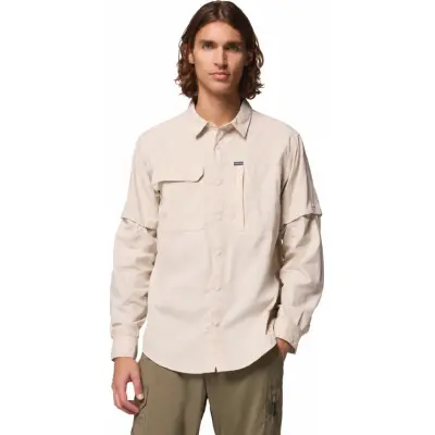 Columbia Men's Skien Valley Long Sleeve Shirt  Dark Stone