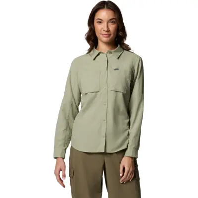 Columbia Women's Skien Valley Long Sleeve Shirt  Safari