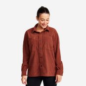 Cord Shirt - Dam - Smoked Paprika, Storlek:2XL - Dam>Tröjor>Skjortor&Långärmade Tröjor