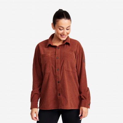 Cord Shirt - Dam - Smoked Paprika, Storlek:XL - Dam>Tröjor>Skjortor&Långärmade Tröjor