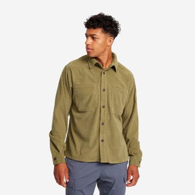 Cord Shirt - Herr - Martini Olive, Storlek:3XL - Herr>Tröjor>Skjortor&Långärmade Tröjor