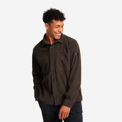 Cord Shirt - Herr - Mud, Storlek:2XL - Herr>Tröjor>Skjortor&Långärmade Tröjor