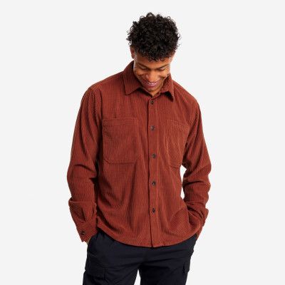 Cord Shirt - Herr - Smoked Paprika, Storlek:3XL - Herr>Tröjor>Skjortor&Långärmade Tröjor