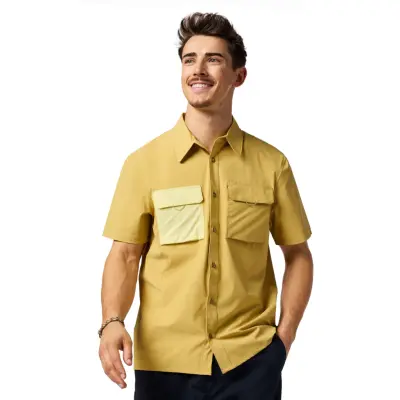Cotopaxi Men's Solta Sun Short Sleeve herrkrage/polotröja
