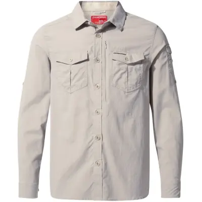 Craghoppers M's NosiLife Adventure III LS Shirt Parchment