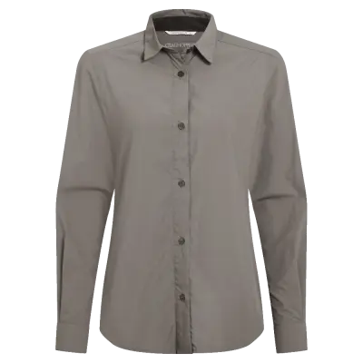 Craghoppers W's Nosiife Alma Long Sleeved Shirt Vert