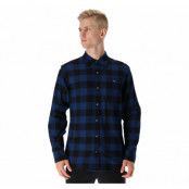 Denver Shirt, Royal Blue/Black, M,  Långärmade Skjortor
