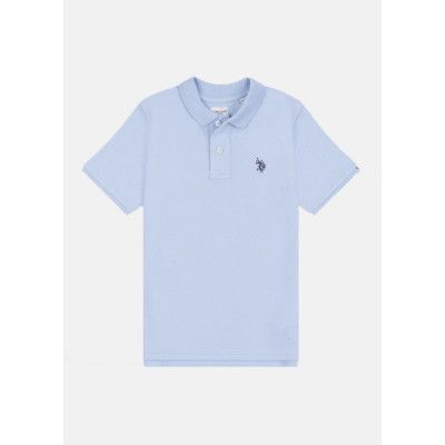 Dhm Pique Polo, Chambray Blue, 12-13,  Skjortor