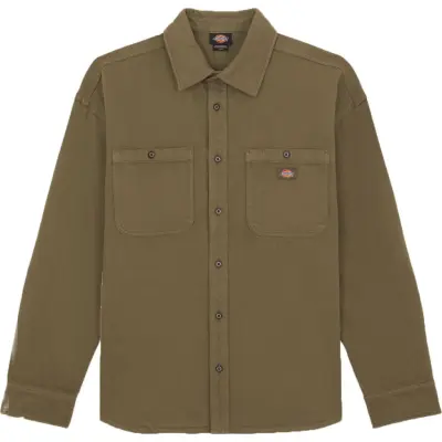 Dickies Men's Houston Longshirt Military Green