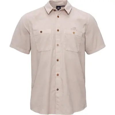 Elevenate M Estate Cord Shirt Latte - S