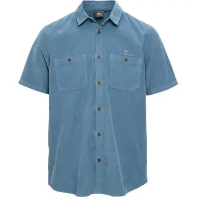 Elevenate Men's Estate Cord Shirt Blue Flint