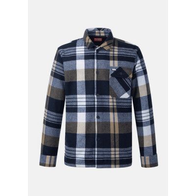 Fat Flannel Shirt, Navy Blue, 2xl,  Långärmade Skjortor