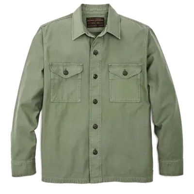 Filson Field Jac-Shirt (Rever.Sateen) Washed Fatigue Green