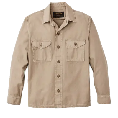 Filson Field Jac-Shirt (Rever.Sateen) Washed Oatmeal