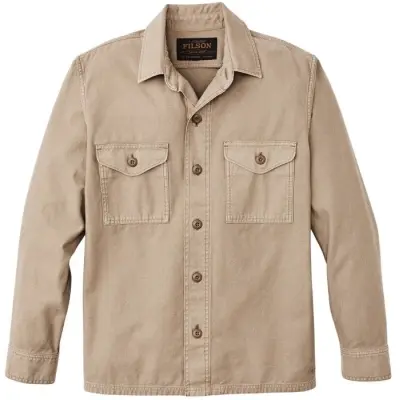 Filson M's Field Jac-Shirt Gray Khaki