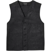 Filson M's Mackinaw Wool Vest Charcoal