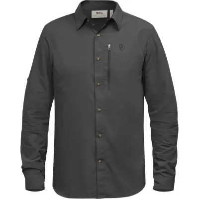Fjällräven Men's Abisko Hike Shirt Long Sleeve Dark Grey