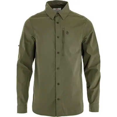 Fjällräven Men's Abisko Hike Shirt Long Sleeve Laurel Green