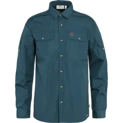 Fjällräven Men's Sarek Trekking Shirt Mountain Blue