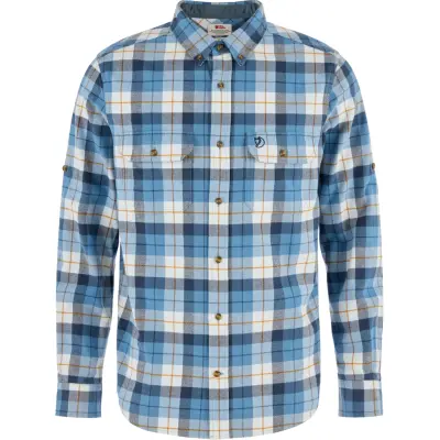 Fjällräven Men's Singi Heavy Flannel Shirt Dawn Blue/Eggshell