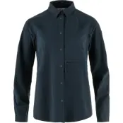 Fjällräven Women's Abisko Trekking Shirt Dark Navy