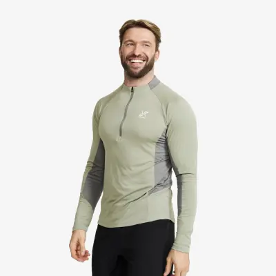 Force Light Half-zip Top Herr Shadow/Castor Gray, Storlek:3XL