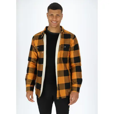 Forest Pile Shirt Ii, Yellow/Black, 2xl,  Långärmade Skjortor