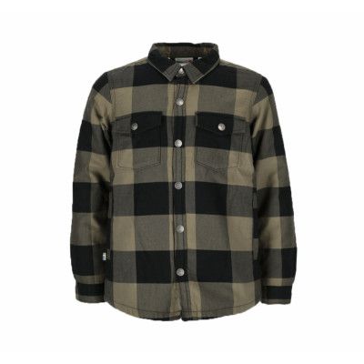 Forest Pile Shirt Jr, Olive/Black, 110,  Skjortor
