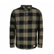 Forest Pile Shirt, Olive/Black, S,  Långärmade Skjortor