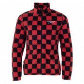 Grövelsjön Fleece Jr, Red/Black, 100,  Tröjor