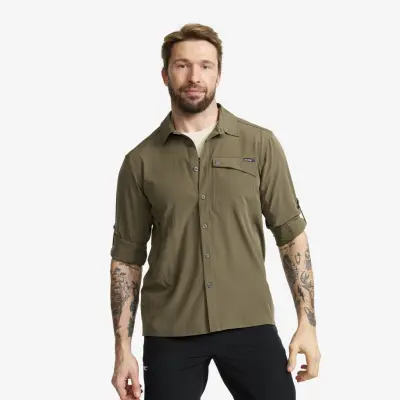 Gradient Pro UV Shirt Herr Light Moss Gray, Storlek:XL