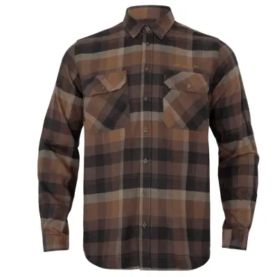 Härkila Asmund Långärmad Skjorta Rust Brown Check