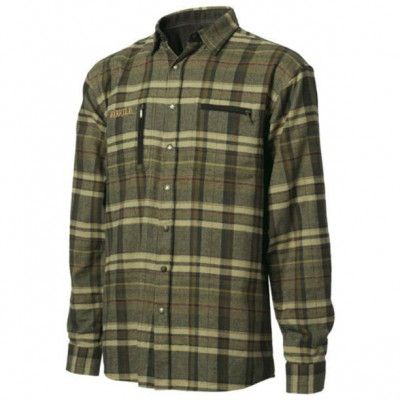 Härkila Eide Skjorta Beige Check UTFÖRSÄLJNING Storlek S