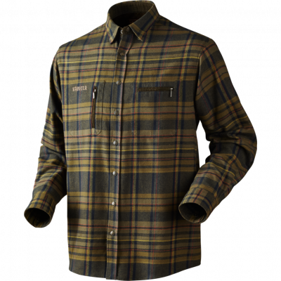 HÃ¤rkila Eide Skjorta Dark Olive Check