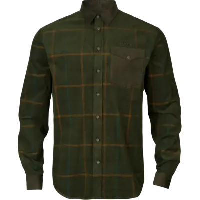 Härkila Kaldfjord Sammet Rutig Skjorta Green Check
