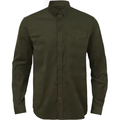 Härkila Kaldfjord Sammet Skjorta Willow Green