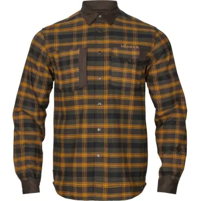 Härkila M's Aivak L/S Shirt Buckthorn Brown