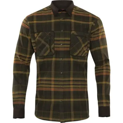 Härkila M's Pajala Shirt Green/Brown