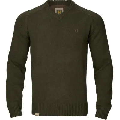 Härkila M's Vincent Merino V-Neck Pullover Rosin