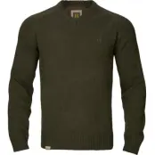 Härkila M's Vincent Merino V-Neck Pullover Rosin