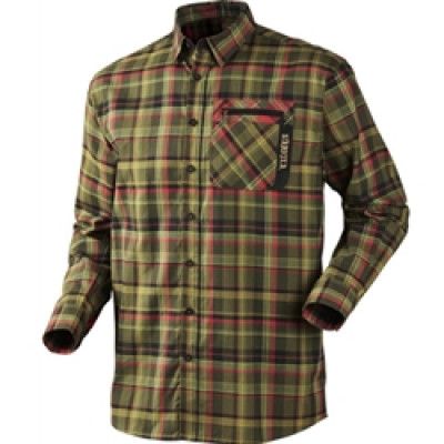 Härkila Newton L/S Shirt, Jungle Green Check