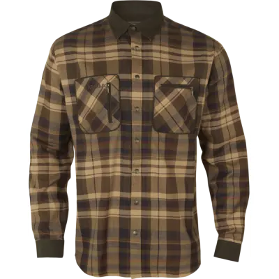 Härkila Pajala Skjorta Beige/Brown