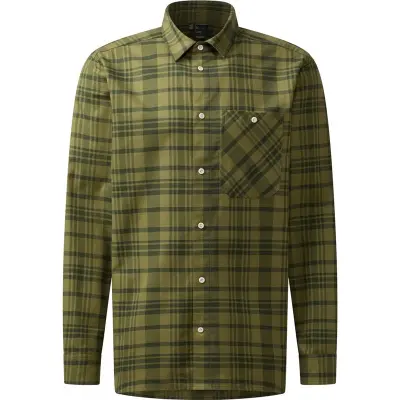 Haglöfs Virke Flannel Shirt Men Seaweed Green/Olive Green Seaweed Green/Olive Green XL