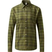 Haglöfs Virke Flannel Shirt Women Seaweed Green/Olive Green
