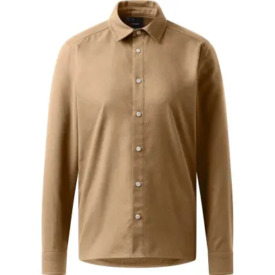 Haglöfs Virke Flannel Shirt Women Teak Brown Teak Brown XS